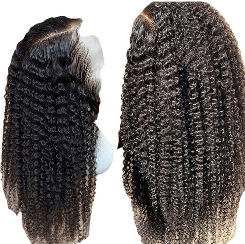 Brazilian Kinky Curly Lace Front Human Hair Wig – Natural Texture & Full Look