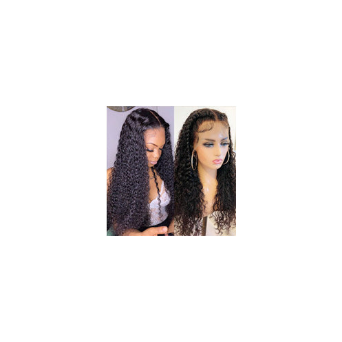 Brazilian Kinky Curly Lace Front Human Hair Wig – Natural Texture & Full Look