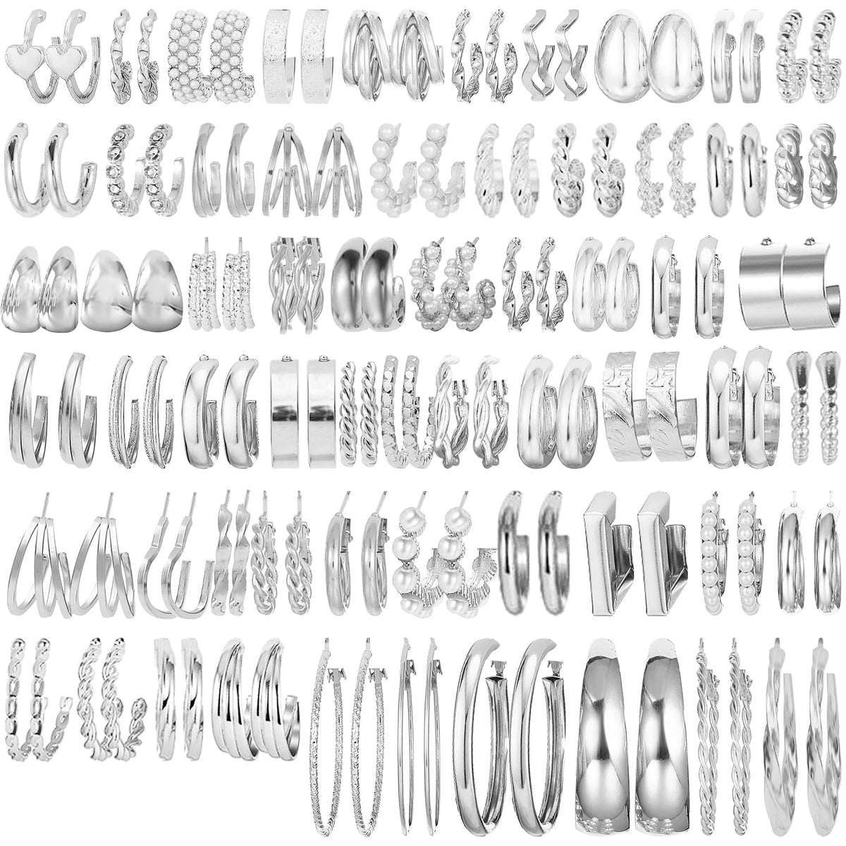 69-Piece Gold Jewelry Set for Women | Necklaces, Bracelets & Earrings