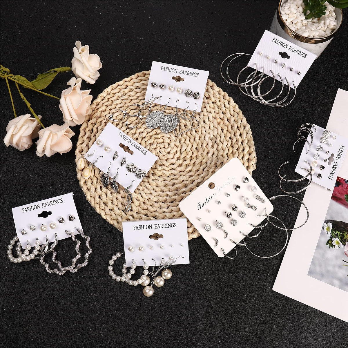 69-Piece Gold Jewelry Set for Women | Necklaces, Bracelets & Earrings