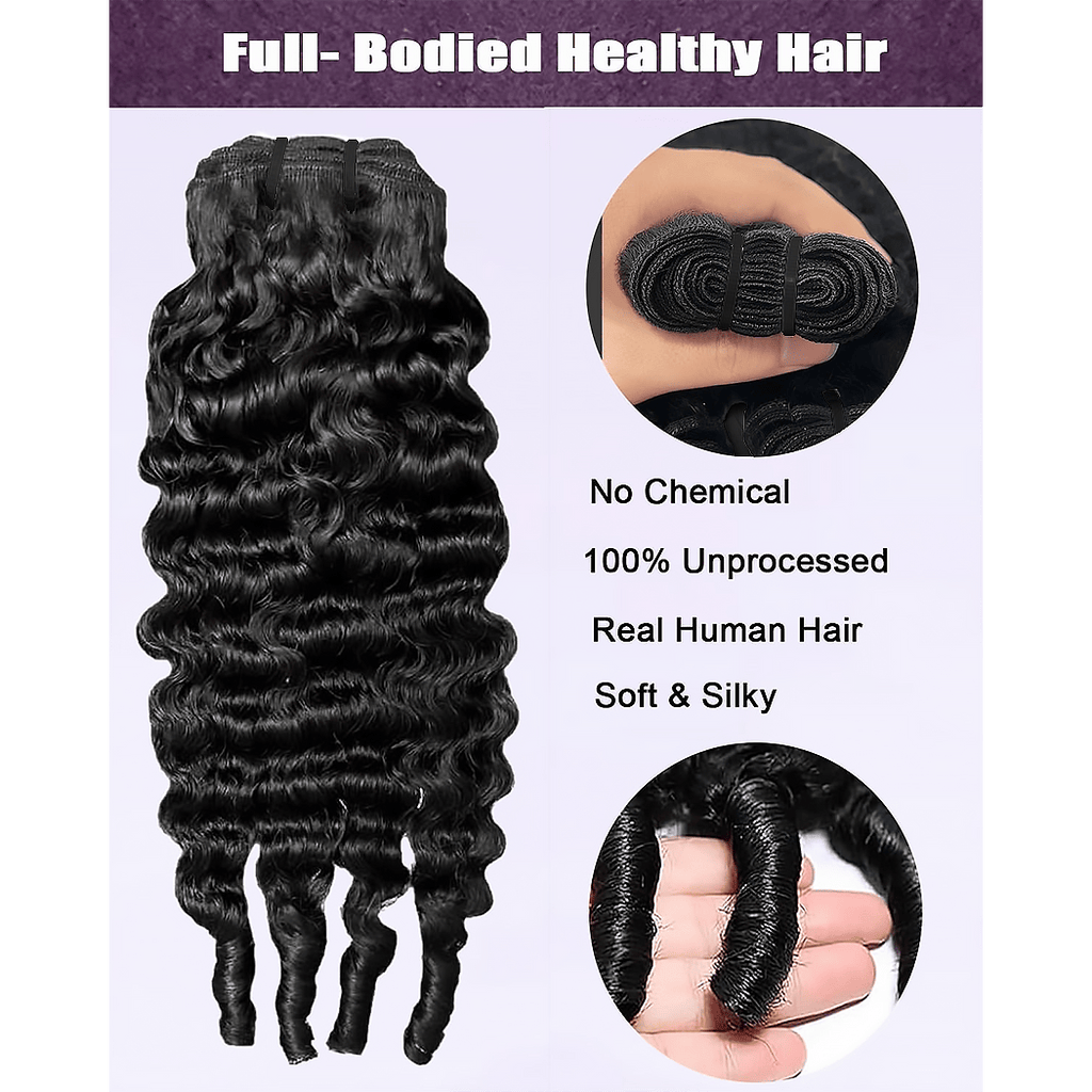 Burmese Curly Brazilian Virgin Human Hair Bundles – Natural Bounce & Soft Texture, 14–30 Inch