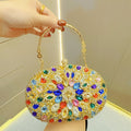 Luxury Rhinestone Evening Clutch for Women – Sparkling Wedding & Party Handbag