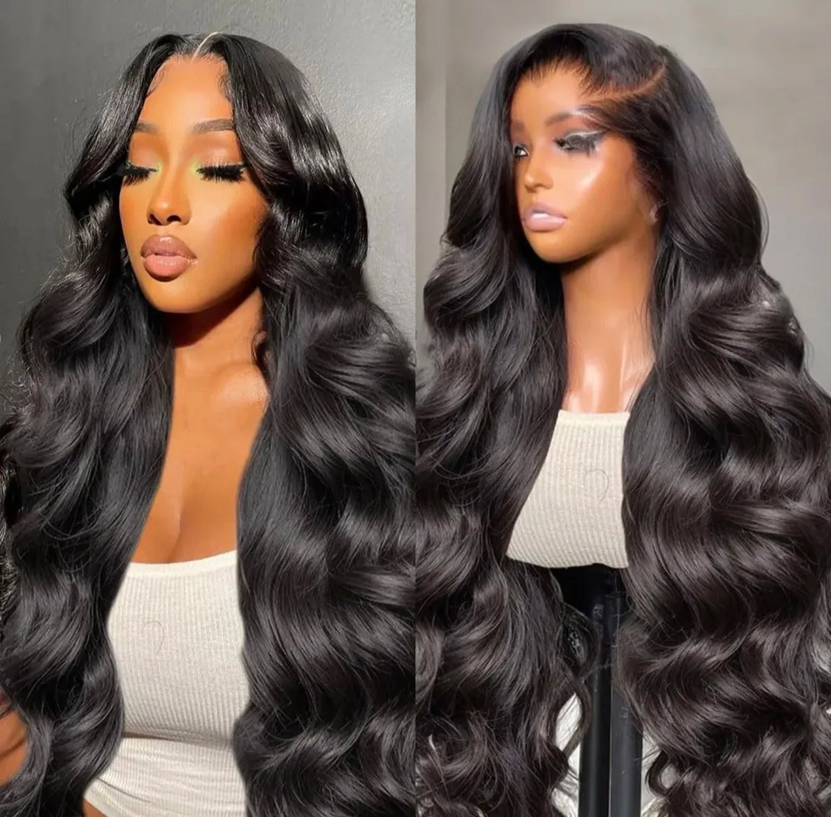Brazilian Body Wave Human Hair Wig – HD Lace, 180%–200% Density, 16–40 Inch