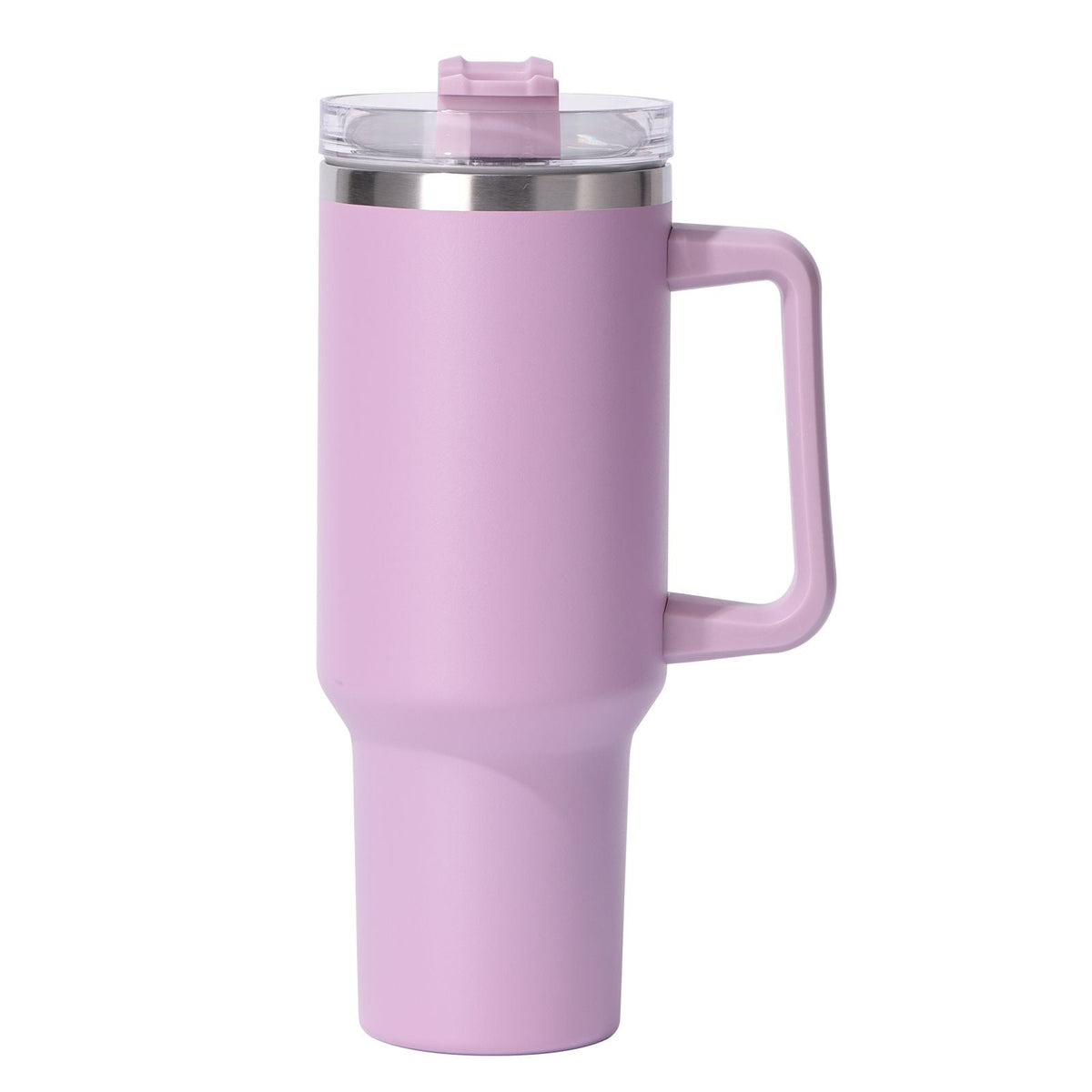 40oz Insulated Tumbler with Handle & Straw – Large Stainless Steel Travel Cup for Women & Men